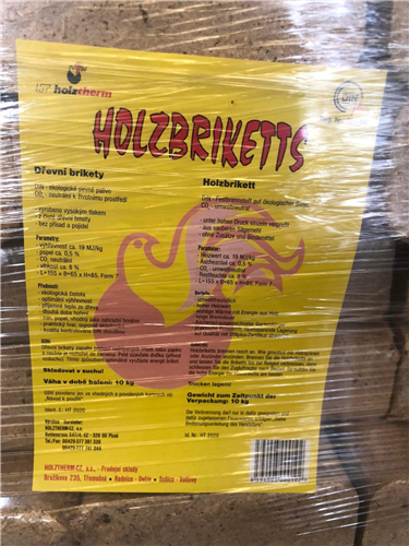 Brikety RUF HOLZBRIKET 10 kg (100 ks/pal) 