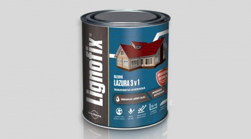 Lignofix Lazura 3v1 dub 2,2 ltr.