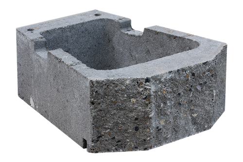 GEOSTONE SHELF štípaný Pískovo-černá C8