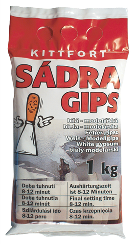 Sádra modelářská bílá Kittfort 1 kg