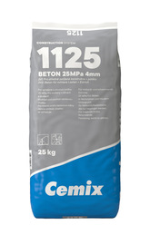 Beton 25 MPa Cemix 1125 25 kg, zrno 4 mm