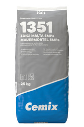 Zdící malta na pórobeton 5 MPa Cemix 1351 25 kg