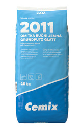 Jádrová omítka ruční jemná Cemix 2011 25 kg zrno 1,2 mm