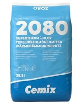 Tepelně izolační omítka SUPERTHERM Cemix 2080 lambda 0,09 28,5 lt