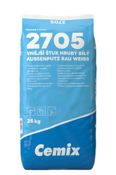 Štuk vnější hrubý Cemix 2705 25 kg zrno 1,2 mm