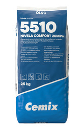 NIVELA COMFORT 20MPa, Cemix 5510, 25 kg