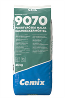 Pokrývačská malta CEMIX 9070 zrno 1,2 mm, šedá, 25 kg