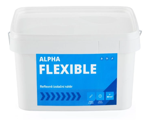Alpha-Alpha Flexible, reflexně izolační nátěr, 5,0 ltr.