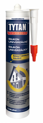 Tytan univerzální silikon bezbarvý, 280 ml