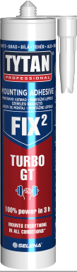 Selena-Tytan FIX2 TURBO GT montážní lepidlo, 290 ml