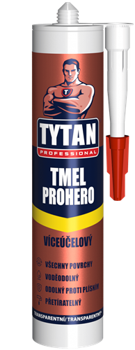 Tytan Prohero tmel bílý, 280 ml