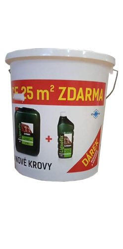 Lignofix E-Profi zelený 5kg+zdarma 0,5 kg, rukavice, míchadlo a kbelík