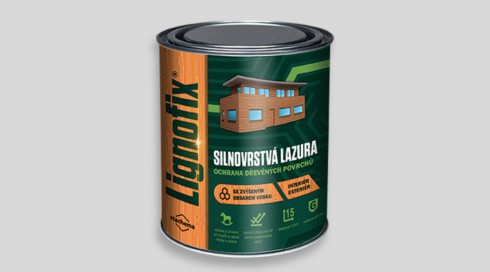 Lignofix silnovrstvá lazura bílá 0,75 ltr.