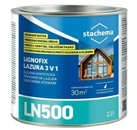 Stachema-LN500, Lignofix Lazura 3v1 zlatý dub 2,2 ltr.