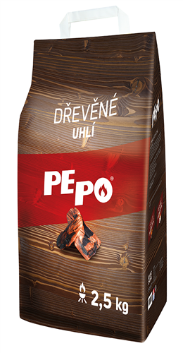 PE-PO dřevěné uhlí 2,5 kg