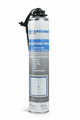 Montážní pěna pistolová 750 ml s Gunfoam aplikátorem