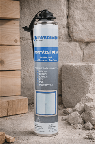 Montážní pěna pistolová 750 ml s Gunfoam aplikátorem
