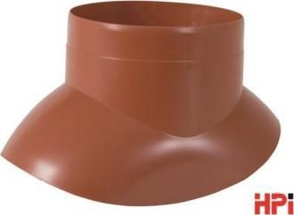 Venduct adaptér pro turbokotel DN 125mm hnědý