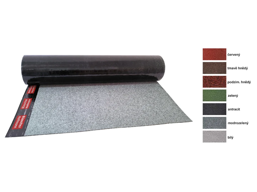 Baruplan KVD E 40 KSK modrozelený tl.4,0mm 7,5m2/role
