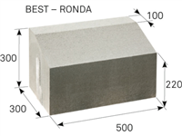 Best-Ronda  300x220mm přírodní