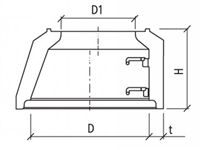 Best-Sachtový konus SH-M 1000x625x670 PS/DEHA