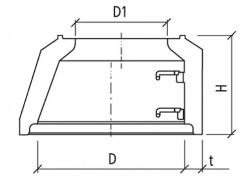 Best-Sachtový konus SH-M 1000x625x670 PS/DEHA