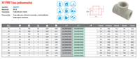 FV Plast-PPR T kus jednoznačný 32