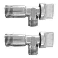 Ventil rohový kulový 1/2"x3/8", chrom