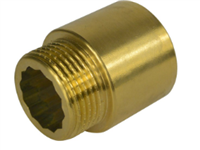 Klum-Prodloužení 1/2"x15 mm, mosazné