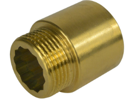 Klum-Prodloužení 1/2"x15 mm, mosazné