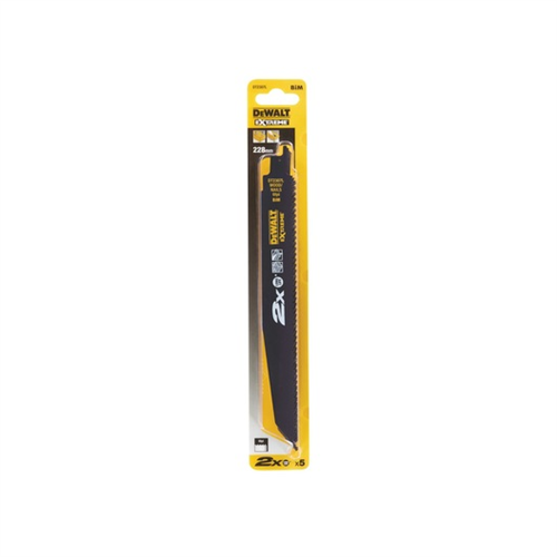 Dewalt-Pilový list DT2307L-QZ, 228x4,2x6 mm, na řezání dřeva s hřebíky (bal.5ks)