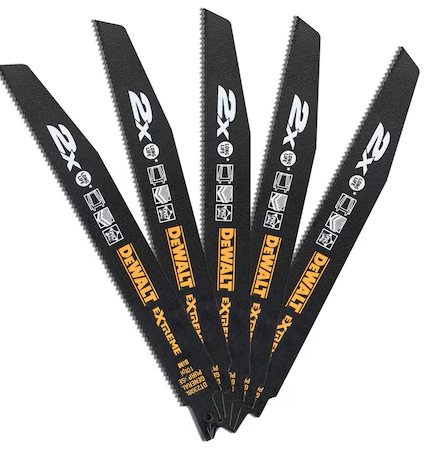 Dewalt-Pilový list DT2308L-QZ, 228x2,5x10 mm, univerzální (bal.5ks.)