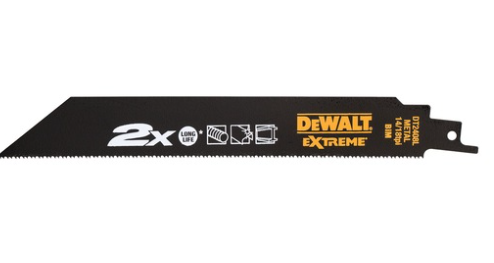 Dewalt-Pilový list DT2408L-QZ, 203x1,8x1,8 mm, na řezání kovu (bal 5ks)