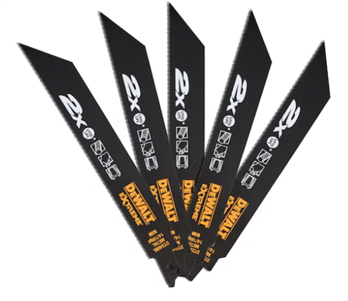 Dewalt-Pilový list DT2408L-QZ, 203x1,8x1,8 mm, na řezání kovu (bal 5ks)