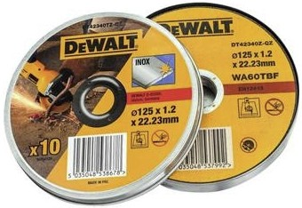 Dewalt-Řezný kotouč DT42340TZ-QZ 125x1,2 mm, (10 ks/balení)