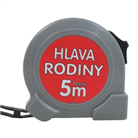 TT-Metr svinovací, jednobrzdový, 19 mm x 5 m, „Hlava rodiny“
