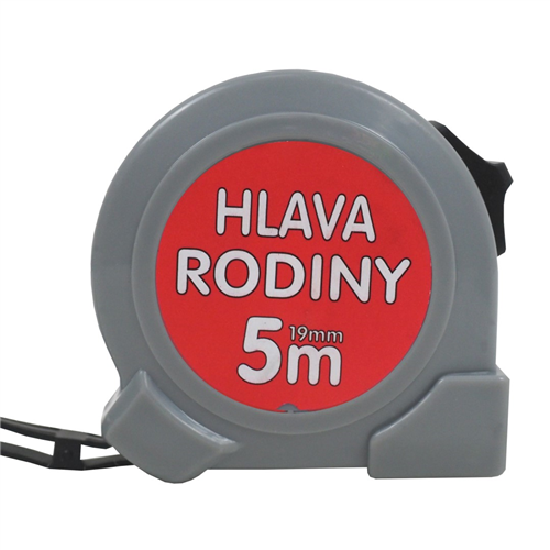 TT-Metr svinovací, jednobrzdový, 19 mm x 5 m, „Hlava rodiny“