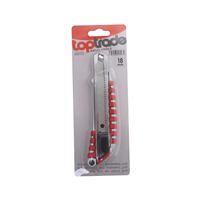 TopTrade-Nůž odlamovací, ALU, dvoubarevný, 18 mm, profi