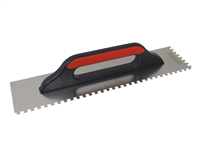 TT-Hladítko PROFI, nerez, hladké, zub 10 mm, 500 x 130 mm, pogumovaná rukojeť