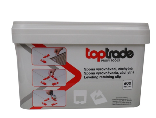 Spona vyrovn. záchytná, 1,5 mm, vyrovn.výška 3-12 mm (600ks/bal)