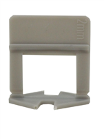 Spona vyrovn. záchytná, 2 mm, vyrovn.výška 3-12 mm (600ks/bal)