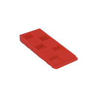 TopTrade-Klínek montážní, plastový, 76 x 30 x 9 mm, sada 20 ks
