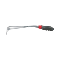 Hrábě kovové 9 zubů, PP rukojeť, délka 37 cm