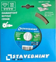 Diamantový kotouč 125x22,23 CERAM KB na keramickou dlažbu