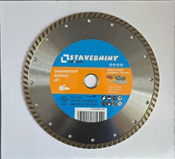 Diamantový kotouč 230x22,23 JET KB na stavební materiály, čistý řez