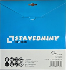 Diamantový kotouč 230x22,23 JET KB na stavební materiály, čistý řez