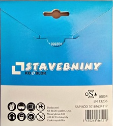 Diamantový kotouč 125x22,23 UNI KB na stavební materiály
