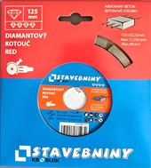 Diamantový kotouč 125x22,23 RED KB na beton