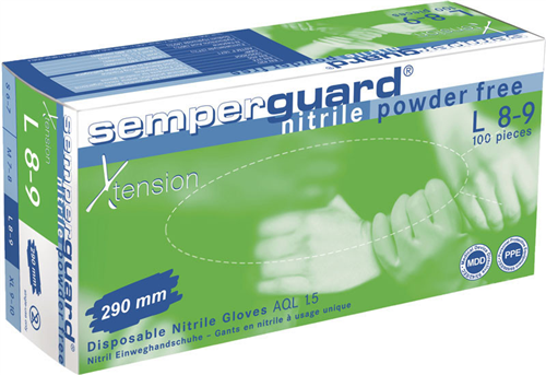Jednorázové rukavice SEMPERGUARD® Xtension vel. 08 (100ks/bal)