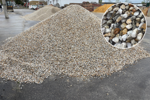 Těžené kamenivo ( kačírek ) TK 8-16 žlutý sklad České Budějovice